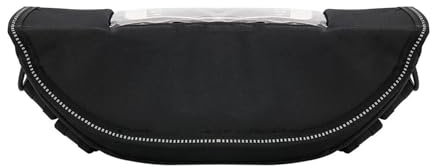 Leder schwarz WASSERDICHT LANGLEBIG EINFACHE INSTA Für R1300GS R 1300 GS F900GS F 900 GS F 800 GS 2023 2024 Motorrad Wasserdichte Tasche Aufbewahrung Lenkertasche Reise Werkzeugtasche ( Size : 4 )