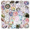 PNGIF Pentagramm Sticker 50 Stück, Graffiti Anime Aufkleber für Laptop Koffer Motorrad Helm Kindle Kühlschrank Skateboard MacBook Wasserfeste Decals