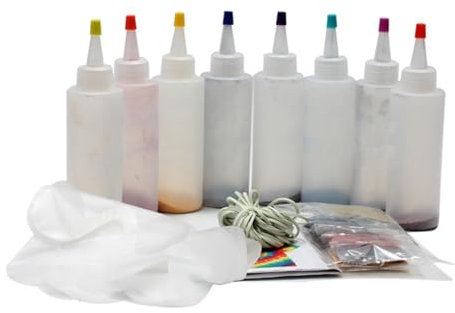 Tie Dye Kit para adultos,Juego de tinte de tinte de graffiti para manualidades textiles, camisetas, camisetas de lona, ropa de fiesta