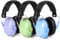 MelonArt Kids Noise Cancelling Headphones Kid Ear Protection for Autism Sensory Shooting (Blue & Purple & Green)