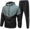 Herrenmode Freizeit Sport Anzug Frühling und Herbst Schal Herren (Green, XXXL)
