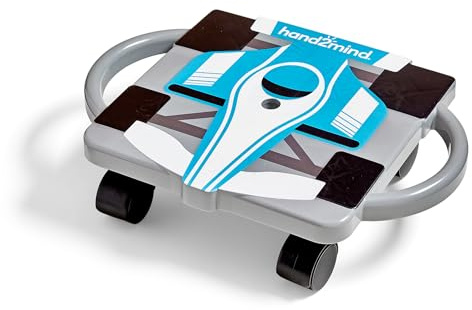hand2mind Blue Speedway Racer Scooter Board, Floor Scooter Board, Gross Motor Toys, Kids Exercise & Physical Education Equipment, Playground Toys, Indoor Active Play, Toddler Outdoor Activities