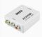 Convertidor de RCA a HDMI, Adaptador de AV a HDMI 1080P/720P, miniconvertidor de vídeo y Audio Compuesto, con Cable USB Compatible con Wii, PS2, Xbox, Gamecube, Reproductor de DVD y TV.