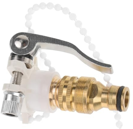 SHINEOFI Tap Diverter Adapter for Sink Hose, Washing Machine and Dishwasher, Quick Connect Replacement for Old or Broken Tap Fitting, Copper Steel Abs Silicone, British Home Use