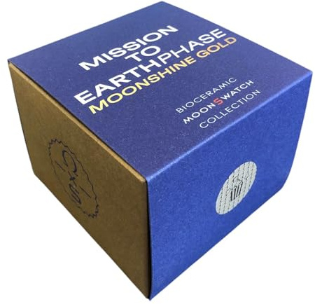 Swatch Moonswatch Omega X Mission to Earthphase Moonshine Gold September Armbanduhr