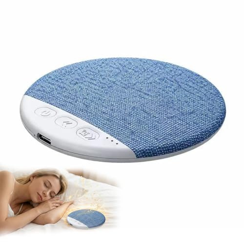 Meiurlex Kissenlautsprecher Bluetooth für Schlafzimmer, Knochenschall Kissen Lautsprecher mit Weißem Rauschen, Timerfunktion & Stereobass, Privater Schlaf-Kopfhörer für Seitenschläfer