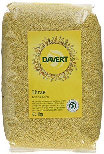 Davert Hirse feines Korn, 4er Pack (4 x 1 kg) - Bio