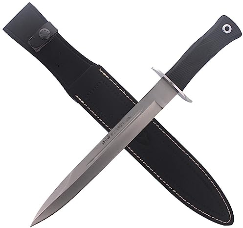 Muela Unisex – Erwachsene Scorpion Black and Steel Messer, Silber, one Size