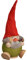 Seiffener Volkskunst | Räuchermann Figur | Duftzwerg 19 cm | Räucherfigur | Räuchermännchen Erzgebirge Original | 19039 | Duftzwerg Thymian