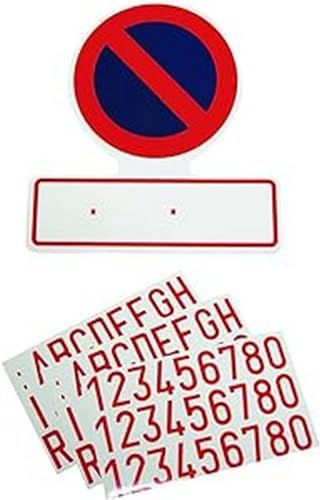 Carpoint Aufkleber Parken verboten mit Nummernschild
