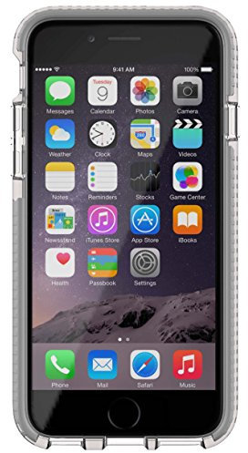 Tech 21 T21-5298 Evo Mesh Case with FlexShock for Apple iPhone 6/6S - Clear/Grey