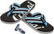 Cressi Portofino, Infradito per Piscina Unisex – Adulto, Nero/Azzurro, 44