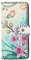 LaFiore24 Portemonnaie Geldbörse hochwertiger Damen Geldbeutel Leder Blumen Vintage Lang Gross Mehrfarbig-Blüten