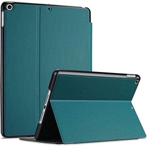 Procase Funda Folio para iPad 9 2021/iPad 8 2020/iPad 7 2019 10,2,Función Atril, Tapa Inteligente Auto Activación/Reposo,Carcasa Ultradelgada para iPad 10.2 Pulgadas 2021 2020 y 2019 -Verde Azulado
