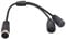 zdyCGTime MINI Din 8 Polig Männlich auf Weiblich Audio Lautsprecherkabel Din 8 Polig 1 Stecker auf 2 Buchse Audiosystem Mikrofon Signalsteuerung Splitter Verlängerungskabel (30 cm/1Fuß-8Pin)