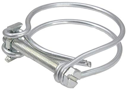 Drahtschlauchschelle Spannbereich 120-130 mm, Edelstahl Schlauchschelle Luftschlauch Spiralschlauch