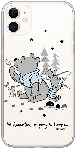 ERT GROUP Original und Offiziell Lizenziertes Disney Winnie Puuh Handyhülle für iPhone 11, Case, Hülle, Cover aus Kunststoff TPU-Silikon, schützt vor Stößen und Kratzern