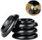 Ncheli Klavieruntersetzer,Piano möbeluntersetzer,4er-Set Klavierbecher,für Klaviere Piano Caster Cups Piano Foot Pads Zum Schutz Von BöDen Und Teppichen Vor Pianorollen(Schwarz)