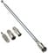 eMagTech 74cm FM Radio Antenna FM Telescopic Antenna 75 Ohm F Type Male Plug Connector with Adapter for Table Top Radio HiFi AV Stereo Receiver Mini System