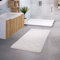 TT Home Badezimmer Badematte Duschmatte rutschfest Waschbar Memory Schaum Stein Muster, Farbe:Creme, Größe:65x120 cm