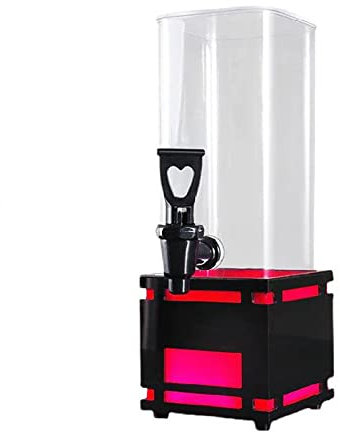 FXNFXLA Girafe à Bière, Distributeur De Tour De Boissons Transparent avec Télécommande à LED, Facile à Nettoyer, Parfait pour Les Accessoires De Fête De Bar à La Maison