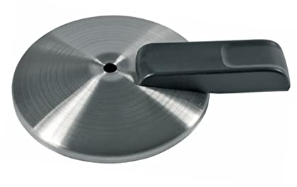 easyPART Kompatibel/Ersatz für KRUPS MS623645 Glaskannendeckel Kaffeedeckel Kaffekannendeckel silber schwarz Metall Kunststoff MS-623645 Filterkaffeemaschine Kaffeebrühautomat Filterkaffeemaschine