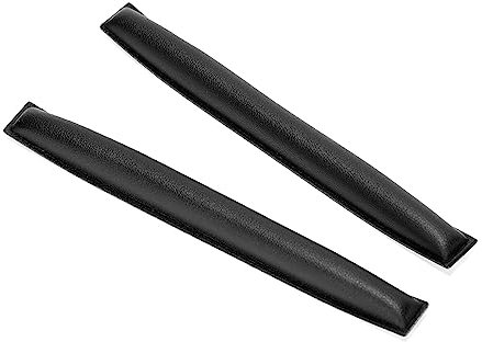 2 pz Protein Pelle Nero Cuscino Fascia Compatibile con Sennheiser HD25 Serie HD25-1II HD25Plus HMD25 HMEC25 Auricolari