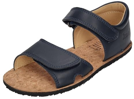 KOEL Barefoot Kinderschuhe - Sandalen Amelia - Blue, Größe:24 EU