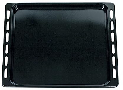 ensipart Backblech kompatibel mit Whirlpool 481010657937 emailliertes Backofenblech 445x375x21 mm kompatibel mit C00374895 kompatibel mit Whirlpool 481010764531