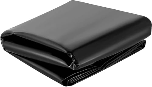 PROUH Teichfolie Schwimmteich Folie, Gartenpoolmembran, Heavy Duty wasserdichte Membran Liner Tuch 0,4mm Teichfolie Große Fischteichfolie Für Wassergarten Wasserfall (3.1x4m)