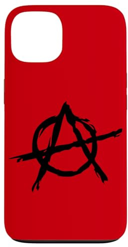 Anarchie, Zeichen, A, schwarz, Pirat, Rebellen, Punk, Anti, Zukunft Hülle für iPhone 13