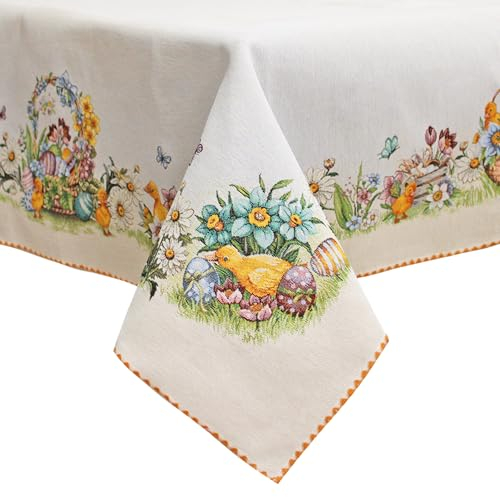 Vingi Tischdecke Ostern Gobelin Tischdecke Ostern 6 Sitzer Dis.2 6596