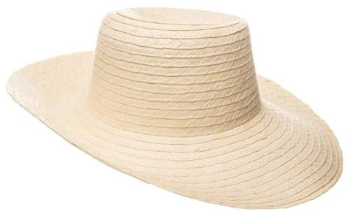 WANDERLUST DECO Sombrero de Paja marrón 58x10 cm