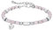 HAYOUWAY Charm Armband mit Buchstaben Geschenke für Frauen Teenager Mädchen Freundin, Naturstein Perlenarmband Damen mit Herz Anhänger Anfangsbuchstaben Armbänder (V)