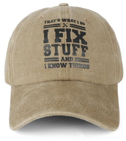 Vintage Baseball Cap for Men - Birthday Gift Cool Unusual Stuffs Ideas Caps for Mens Him Dad Uncle Grandad
