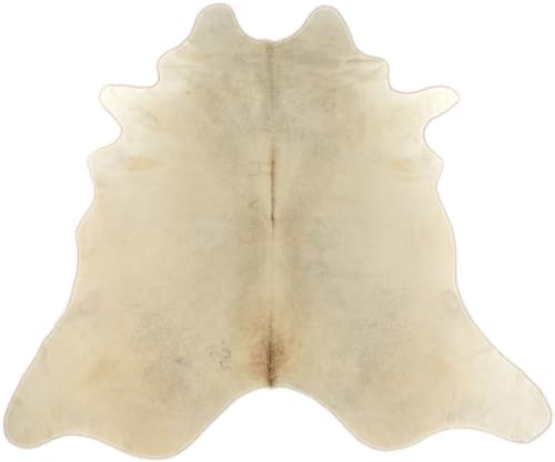 Kuhfelle Online & Nomad KUHFELL RINDERFELL HELL GRAU BEIGE Natur 210 x 200 cm STIERFELL Teppich BEIGE GRAU