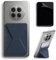 MOFT Kartenhalter Handy Ständer, Unsichtbare Selbstklebende Kartenhalter Portemonnaie, Veganes Leder Stick On Karten Portemonnaie für iPhone Android Smartphones (Navy Blue)