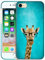 GlamCase for iPhone SE 3 2022 / SE 2 2020/7 / 8 - Giraffe Hipster Design Printed Slim & Sleek Cute Plastic Hard Protective Designer Back Phone Case/Cover for iPhone SE 3 / SE 2/7 / 8
