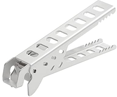 Griffzange Rutschfest Hand Pot Clip, Pfannen-Greifer, Anti-Hot Greifer, Verbrühschutzclip Kuchenzange Mikrowelle Zum Essen Nehmen Blechzange, Aluminium Griffzange Camping Pot Gripper Topf Haltegriff