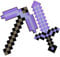 Alaxciax Spitzhacke und Schwert Spielzeug, Schwert und Spitzhacke Combo Game Role-Play Accessory Schwert Pick Schaumstoff Waffe Action Figur Zubehör Party Geschenke für Video Game Fans Kinder