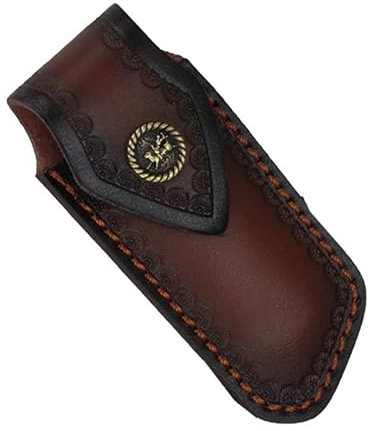 HANIUTTY Etui Couteau Cuir1 Pcs, Étui pour Couteau Housse Gaine de Couteau de Chasse Pochette Ceinture Couteau Robuste Et Durable, pour Couteaux Pliants Couteaux de Poche
