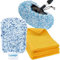 LICARGO Waschbox Set Plus - 1x Premium Brush Cover - 1x Autowaschhandschuh aus ultraweicher Mikrofaser - 1x Auto Trockentuch XXL 90x60cm - für eine schonende Wäsche ohne Kratzer