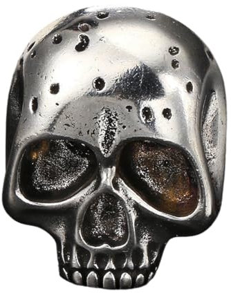 Gothic Totenkopf-Brosche, Punk-Stil, Abzeichen für Kleidung und Taschen, modisches Accessoire für Männer und Frauen, Halloween, As shown, Metall