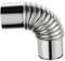 Sharplace Boiler Heater Elbow Vent Pipe Duct, Stainless Steel Exhaust Pipe Flue, Gas Boiler Accessory, Easy Connection