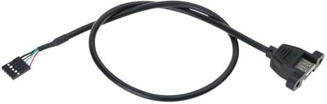 HOOLRZI USB2.0 Female To Motherboard 9Pin Header Cable USB Header Cable For Reliability Motherboard Connectivity