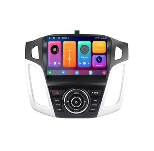 Radio Android 15 para Ford Focus 3 MK 3 2011-2019 | Android Auto/Carplay Inalámbrico | GPS WiFi Bluetooth | Pantalla Táctil 9 | FM USB Control Volante Pantalla Dividida(4+64G)