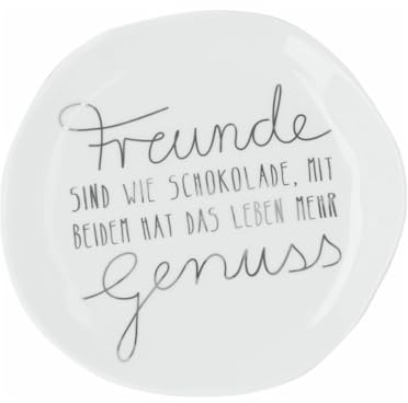 Mix & Match Teller klein Freunde sind wie Schokolade