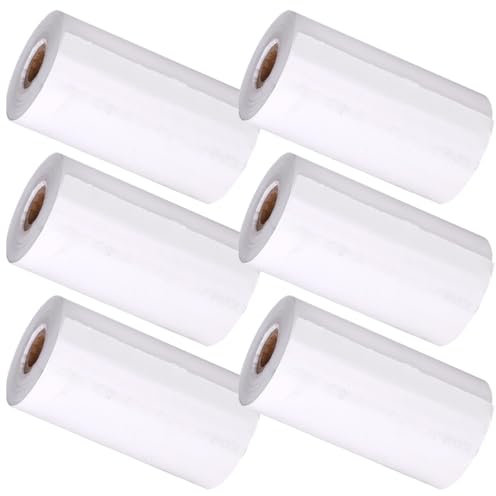 DIYEAH 6 Rolls Instant Camera Thermal Paper Replacement Durable Printing Paper for Instant Print Cameras Compatible with Multiple Brands Chic Design