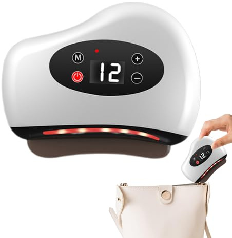 Gratte-Pieds Masseur,Outil De Chauffage Multifonction À 12 Niveaux | Grattoir Musculaire Sans Fil | Pour Tissus Profonds Nuque Pieds Dos Épaules Récupération Sportive Maison