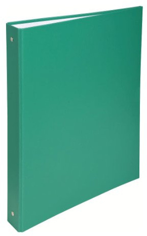 Exacompta 51373E 20er Pack Kunststoff-Ringbuch 4-O-Ring-Mechanik DIN A4 Füllhöhe 30 mm grün Organizer Ring-Ordner Hefter Plastikordner ideal für Büro und Schule
